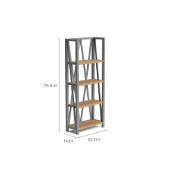 Mor Furniture Americana Bookcase In White