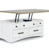 Mor Furniture Americana Lift Top Coffee Table In White