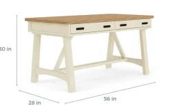 Mor Furniture Americana Office Desk In , 60 Inch