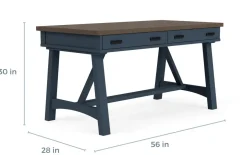 Mor Furniture Americana Office Desk In , 60 Inch