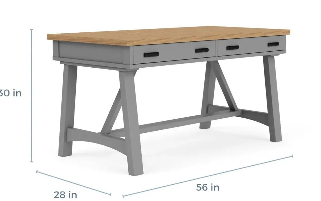Mor Furniture Americana Office Desk In , 60 Inch