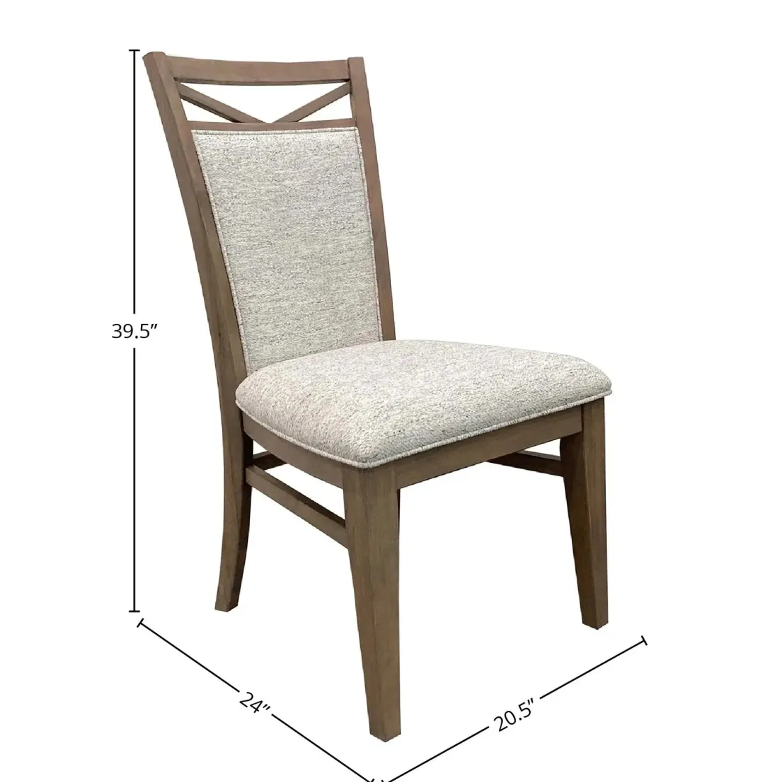 Mor Furniture Americana Round Dining Table & 4 Upholstered Chairs In Cotton