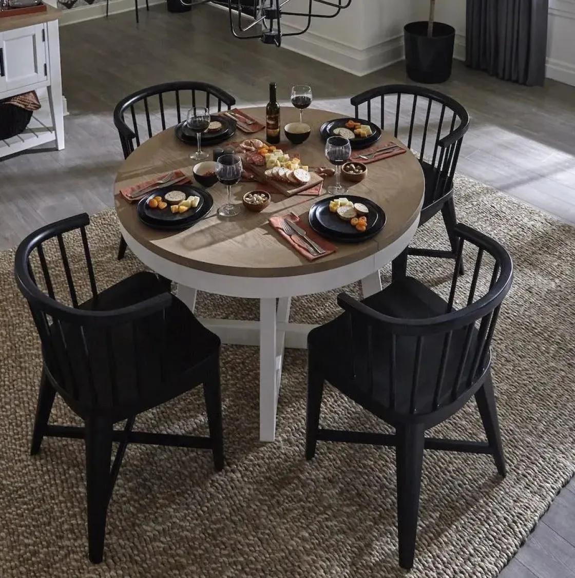 Mor Furniture Americana Round Dining Table In Cotton
