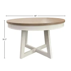Mor Furniture Americana Round Dining Table In Cotton