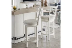 Mor Furniture Americana Swivel Barstool In Cotton