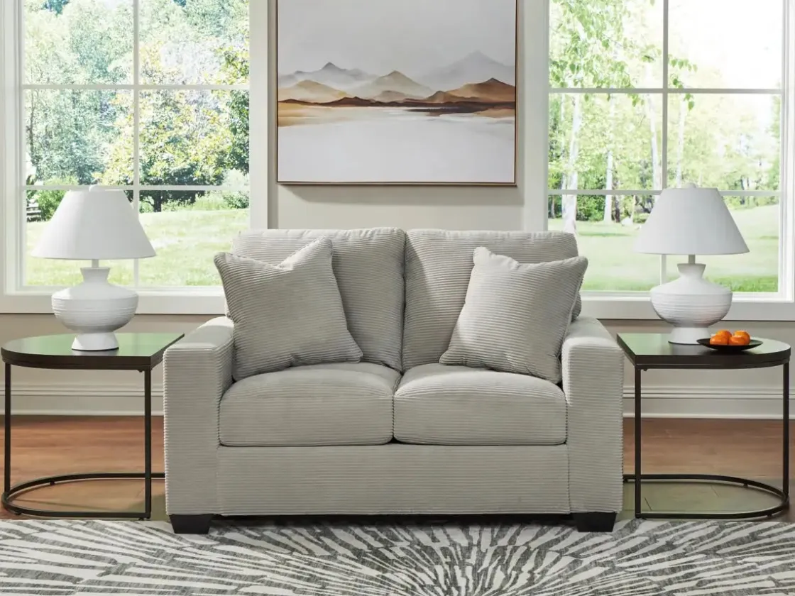 Mor Furniture Amesley Loveseat In Ivory