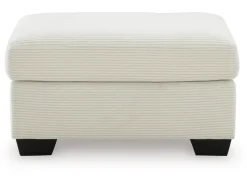 Mor Furniture Amesley Ottoman In Smoke