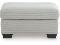 Mor Furniture Amesley Ottoman In Smoke