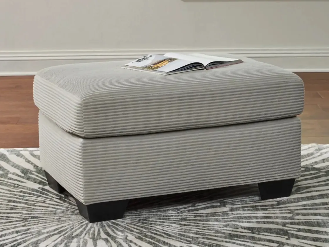 Mor Furniture Amesley Ottoman In Smoke