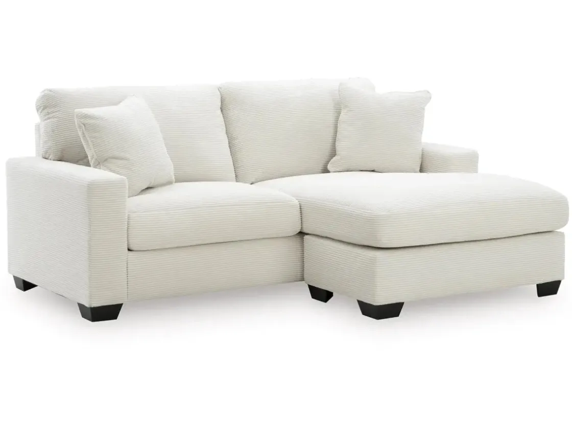 Mor Furniture Amesley Sofa Chaise In Ivory