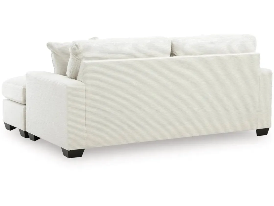 Mor Furniture Amesley Sofa Chaise In Ivory