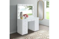 Mor Furniture Amia Vanity & Mirror In White