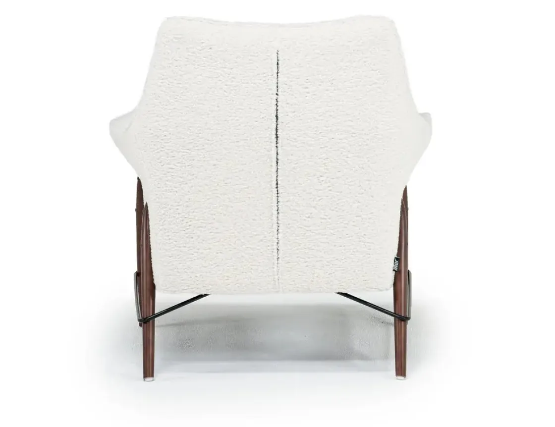 Mor Furniture Amy Accent Chair In Sherpa White
