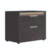 Mor Furniture Amy Nightstand In Eco Dark Oak/Tetris Matte