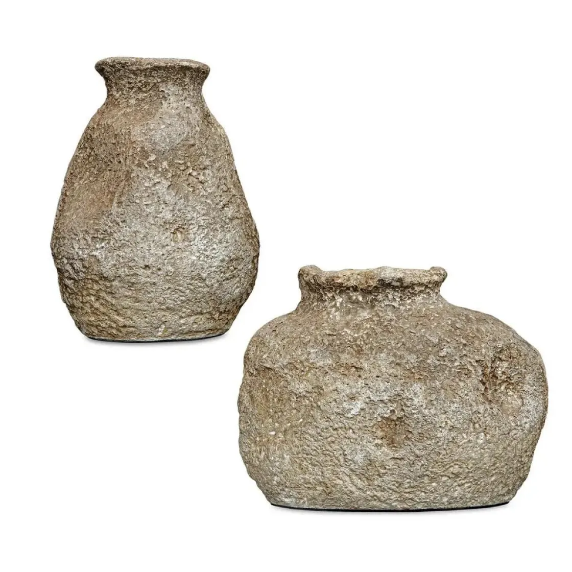 Mor Furniture Ancient Echos Vase In Brown, Set Of 2