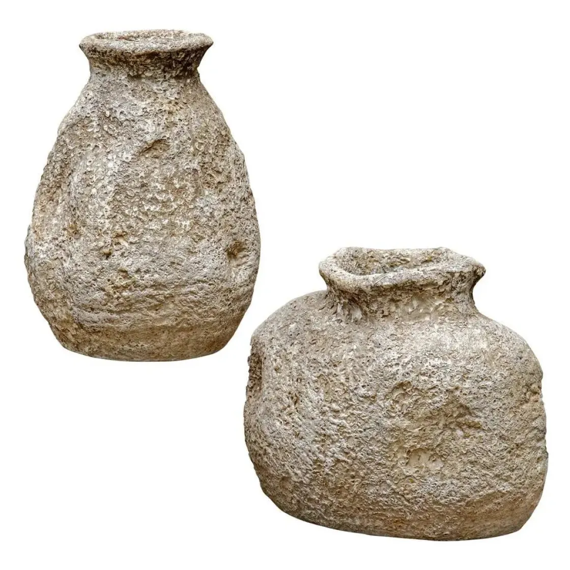 Mor Furniture Ancient Echos Vase In Brown, Set Of 2