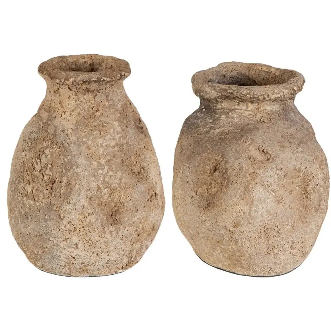 Mor Furniture Ancient Echos Vase In Brown, Set Of 2