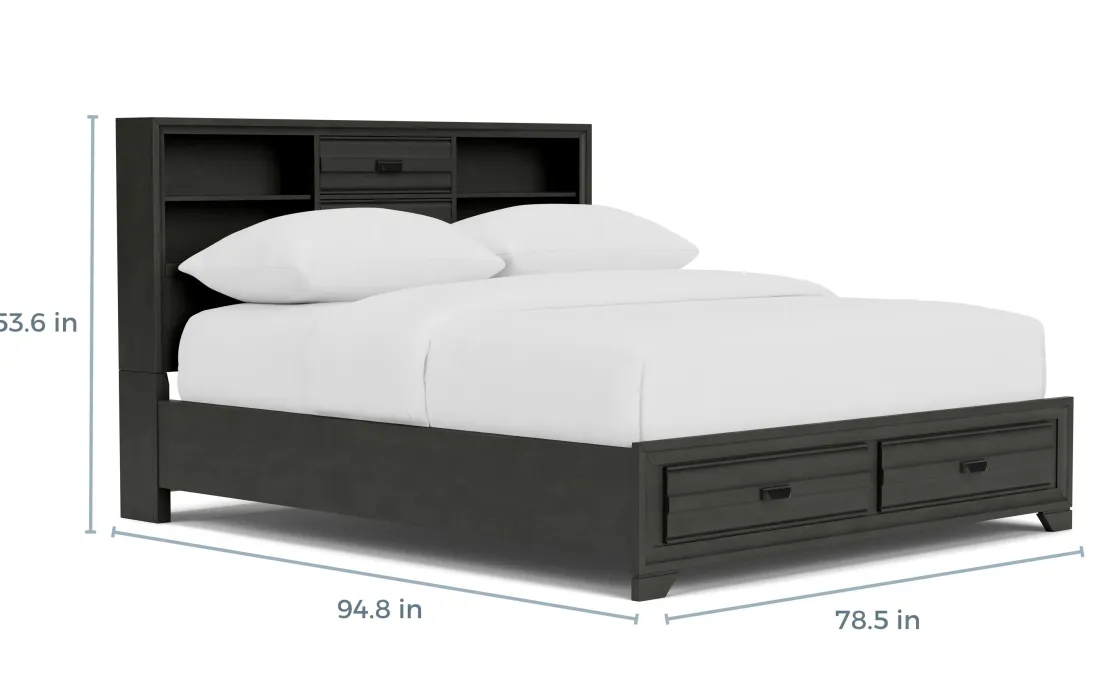 Mor Furniture Andes Bookcase Bed W/ Storage In , Twin