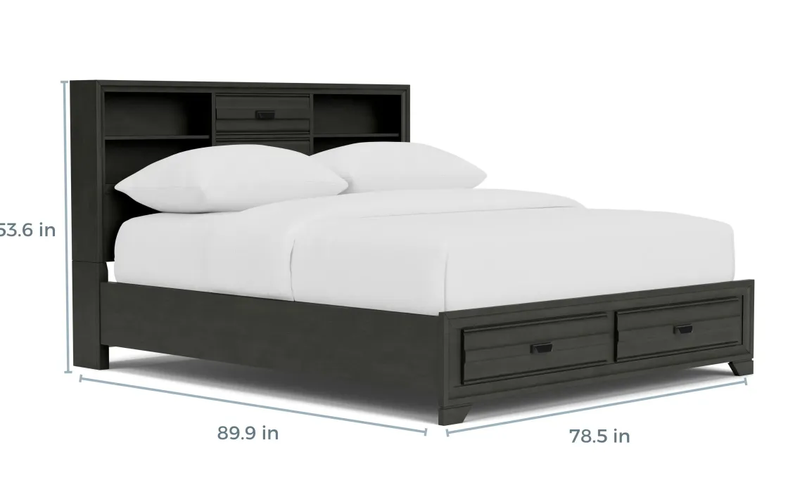 Mor Furniture Andes Bookcase Bed W/ Storage In , Twin
