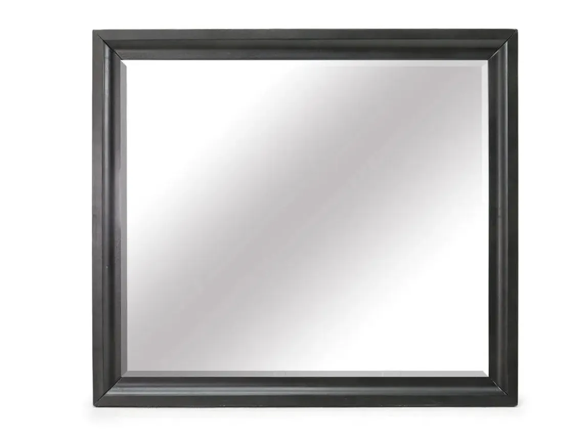 Mor Furniture Andes Mirror In Charcoal