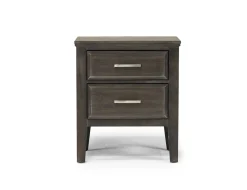 Mor Furniture Andover Panel Bed, Dresser, Mirror & Nightstand In White, Twin