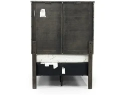 Mor Furniture Andover Panel Bed In White, Twin