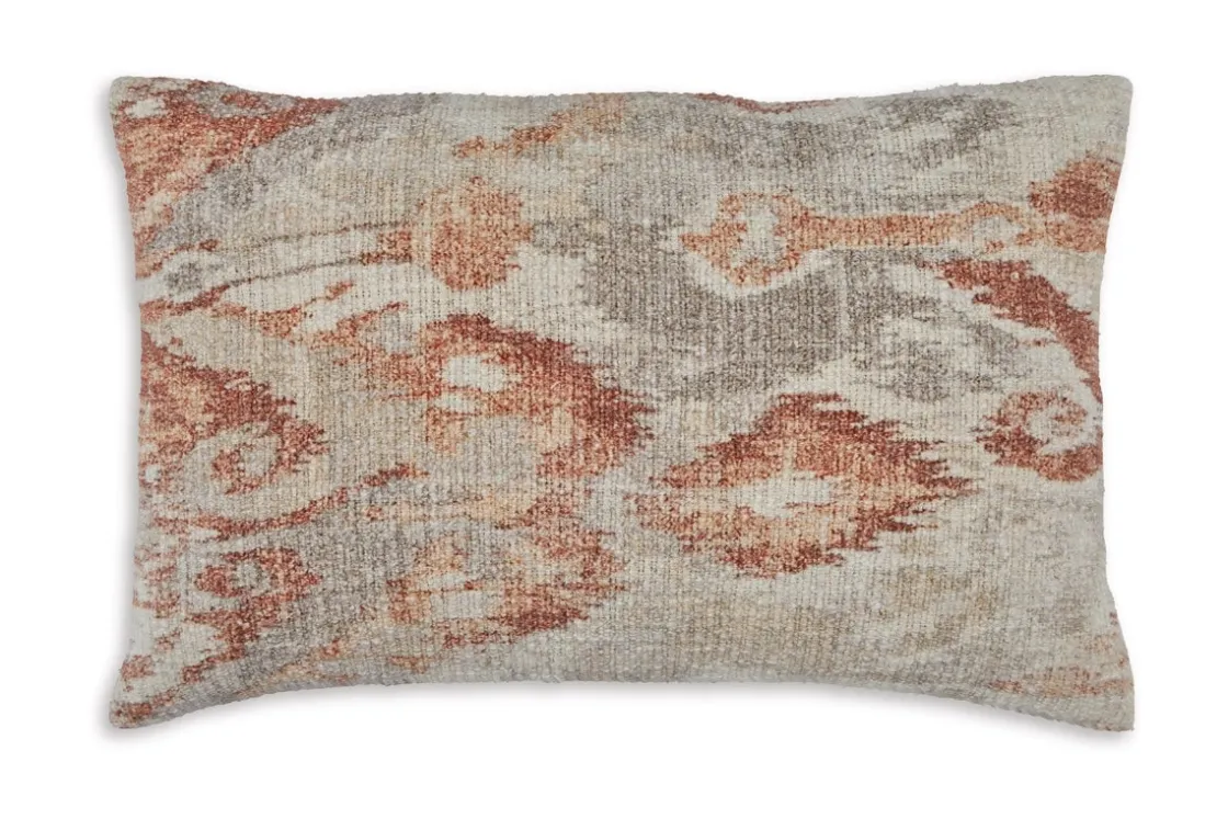 Mor Furniture Aprover Accent Pillow In Rust/Gray/White