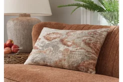 Mor Furniture Aprover Accent Pillow In Rust/Gray/White