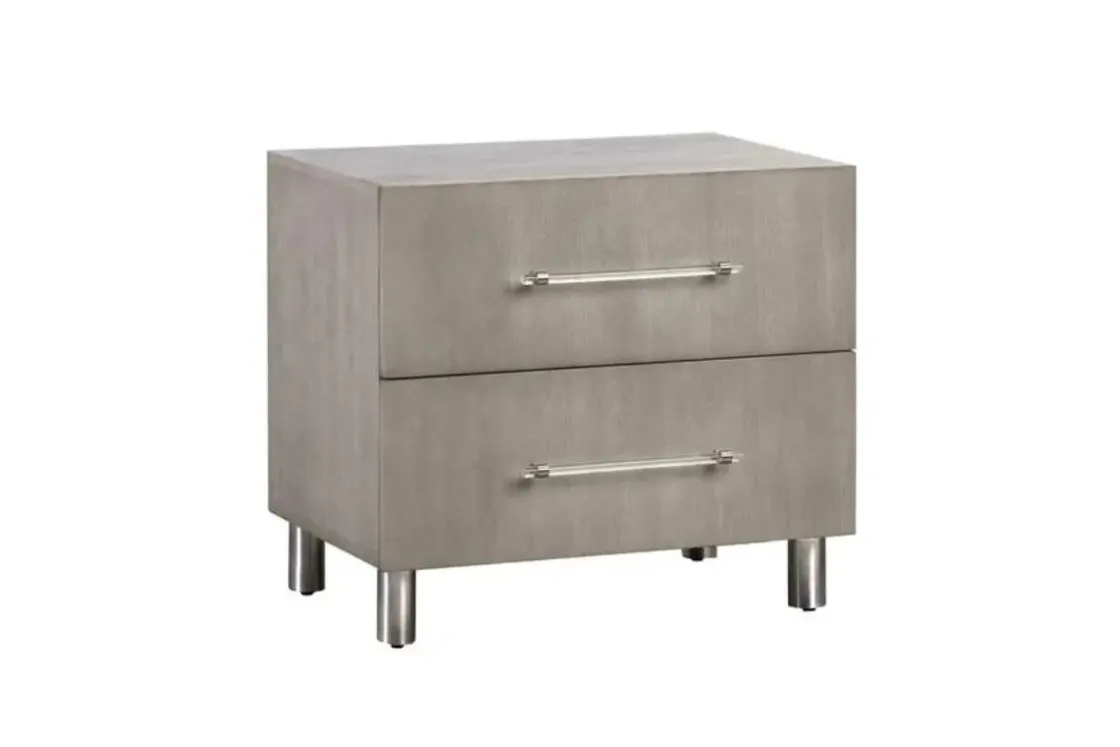 Mor Furniture Argento Nightstand In Navy Blue