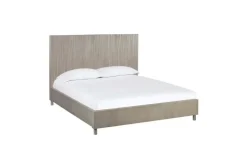 Mor Furniture Argento Panel Bed, Dresser, Mirror & Nightstand In Misty Gray, Full