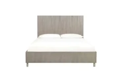 Mor Furniture Argento Panel Bed, Dresser, Mirror & Nightstand In Misty Gray, Full