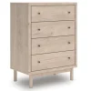 Mor Furniture Arloster 4 Drawer Chest In Tan