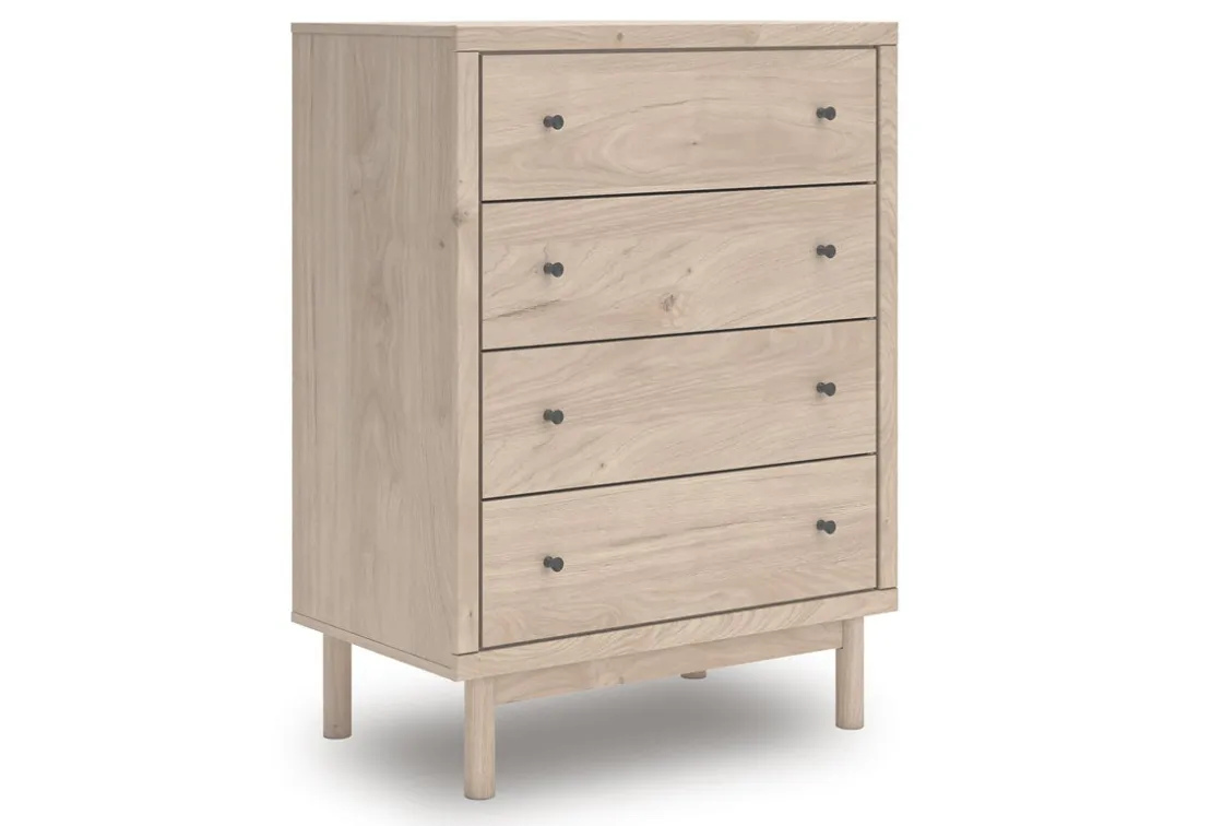 Mor Furniture Arloster 4 Drawer Chest In Tan