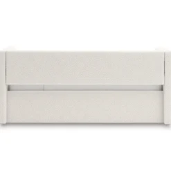 Mor Furniture Arloster Upholstered Daybed W/ Storage Trundle In Tan/White, Twin