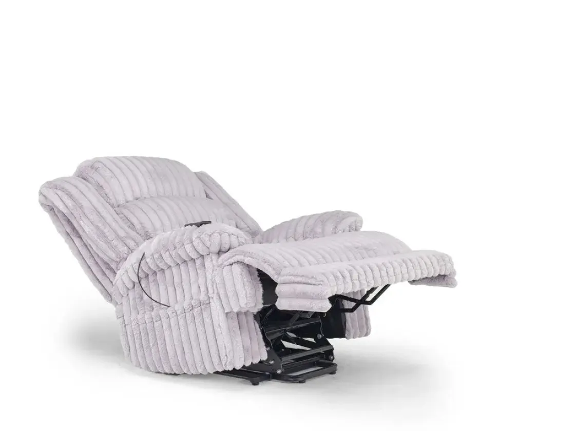 Mor Furniture Artemis Lift Recliner In Softcat Silver