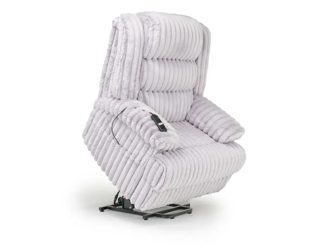 Mor Furniture Artemis Lift Recliner In Softcat Silver
