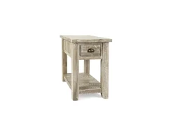 Mor Furniture Artisans Chairside Table In Gray