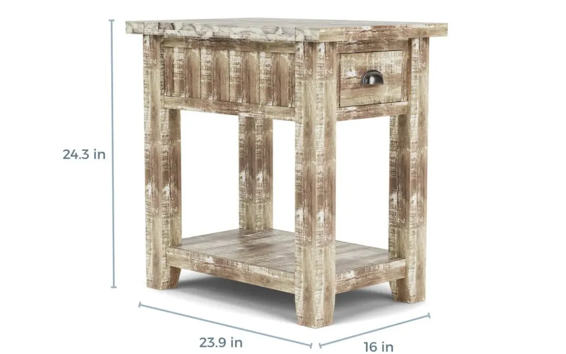 Mor Furniture Artisans Chairside Table In Gray