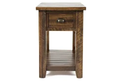 Mor Furniture Artisans Chairside Table In Gray