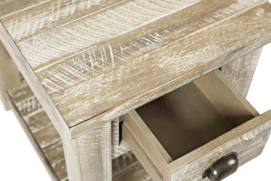 Mor Furniture Artisans Chairside Table In Gray