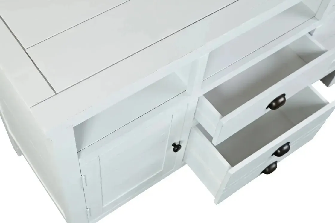 Mor Furniture Artisans Media Console In Oak, 50 Inch