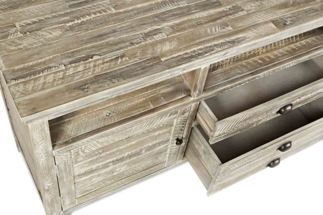 Mor Furniture Artisans Media Console In Oak, 50 Inch