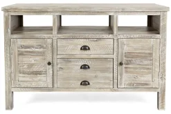 Mor Furniture Artisans Media Console In Oak, 50 Inch
