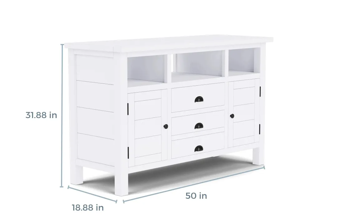 Mor Furniture Artisans Media Console In Oak, 50 Inch