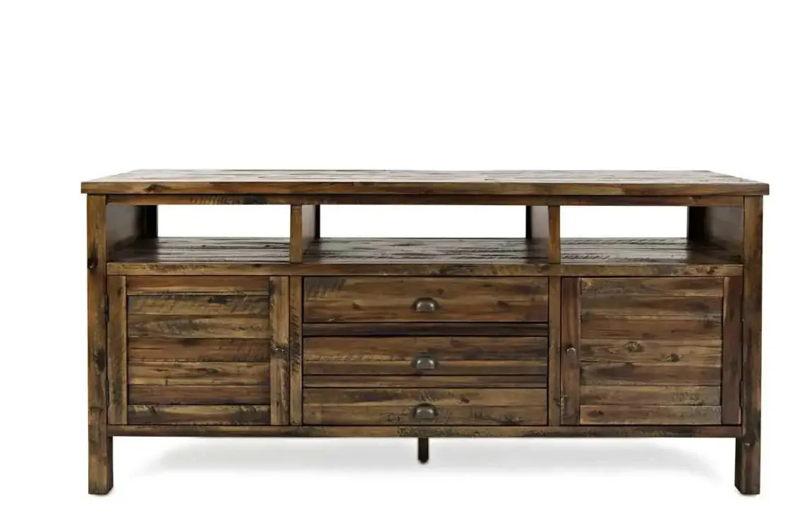 Mor Furniture Artisans Media Console In Oak, 50 Inch