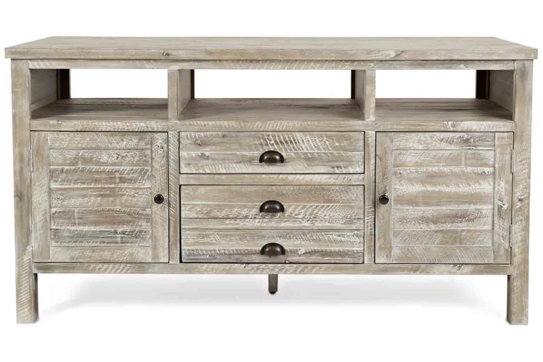 Mor Furniture Artisans Media Console In Oak, 50 Inch