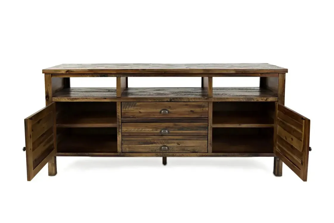 Mor Furniture Artisans Media Console In Oak, 50 Inch