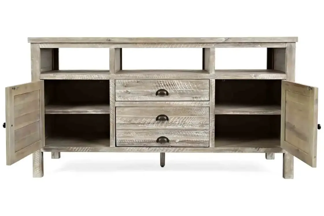 Mor Furniture Artisans Media Console In Oak, 50 Inch