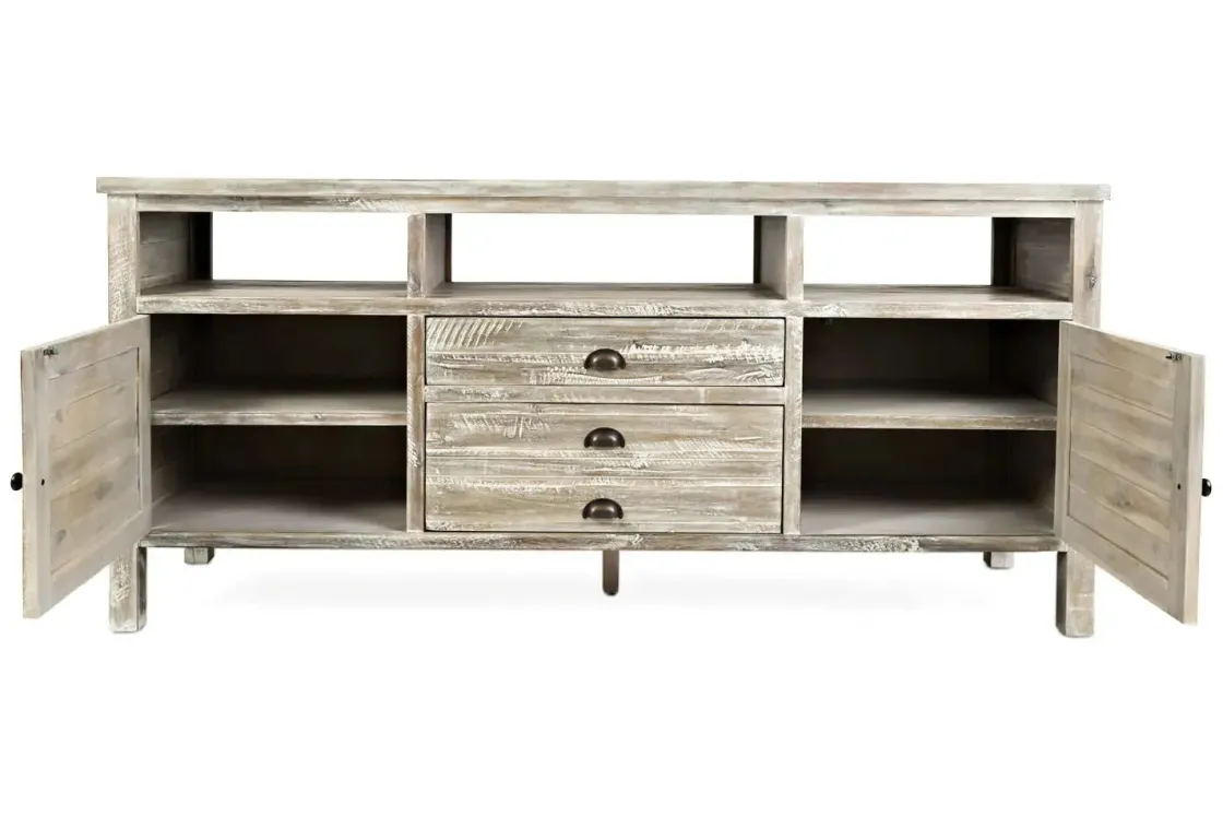 Mor Furniture Artisans Media Console In Oak, 50 Inch