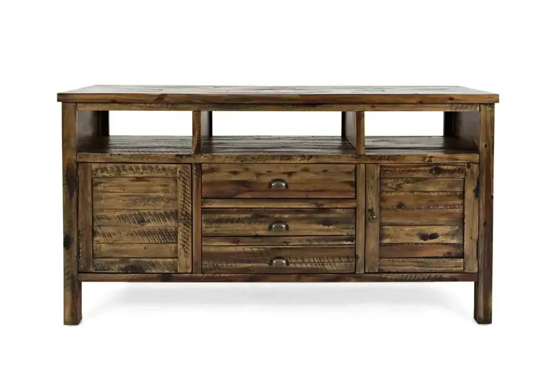Mor Furniture Artisans Media Console In Oak, 50 Inch